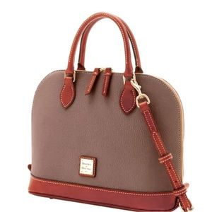 Dooney & Bourke Pebble Grain Zip Zip Satchel